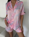 Cotton Candy Ombre Satin Pyjamas