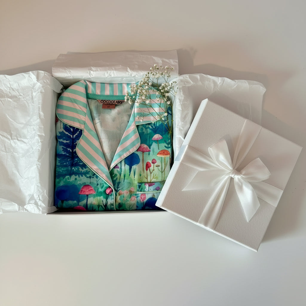 Enchanted Forest Satin Pyjamas