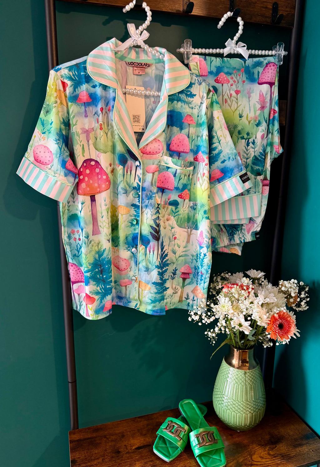 Enchanted Forest Satin Pyjamas